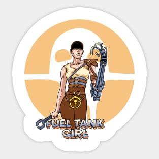 Fuel Tank Girl Sticker